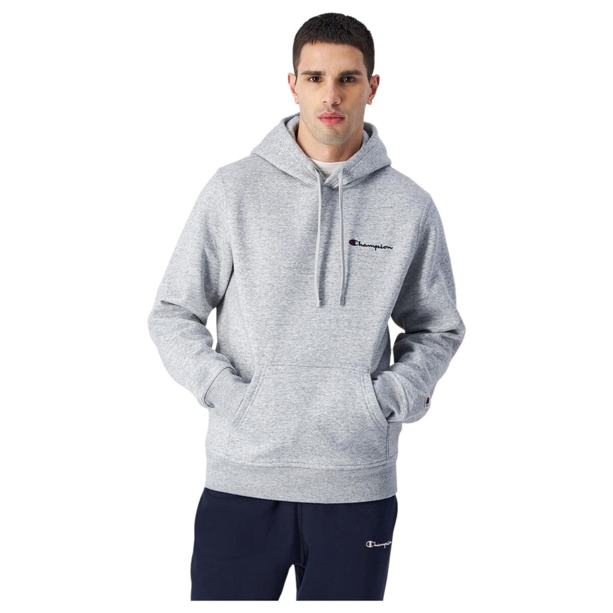 Polar com Capuz Homem Champion 220258 NOXM Cinzento